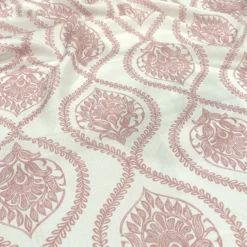 Mayfair (Slub Print) Table Runner in Dusty Rose