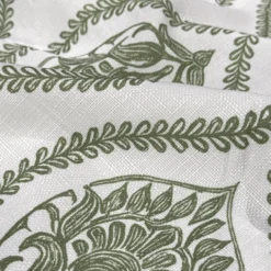 Mayfair (Slub Print) Table Runner in Sage