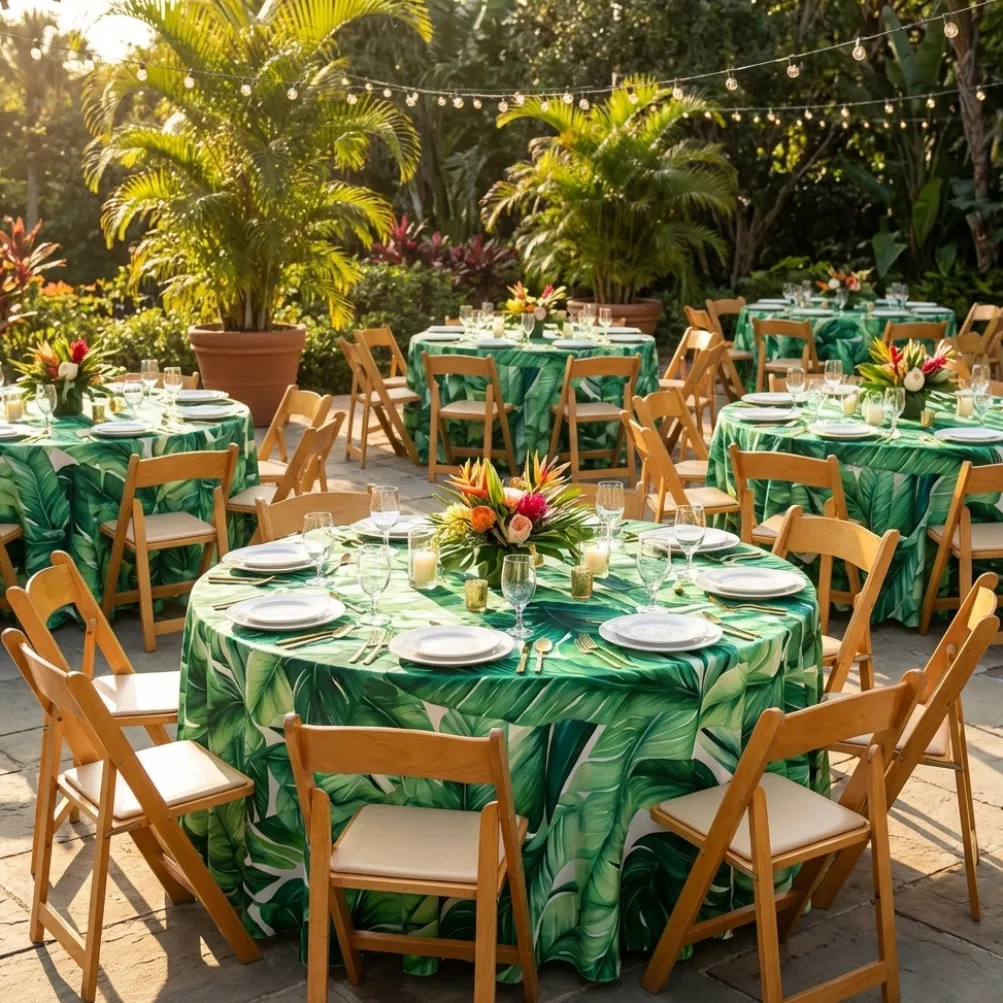 Melrose (Poly Print) Table Linen