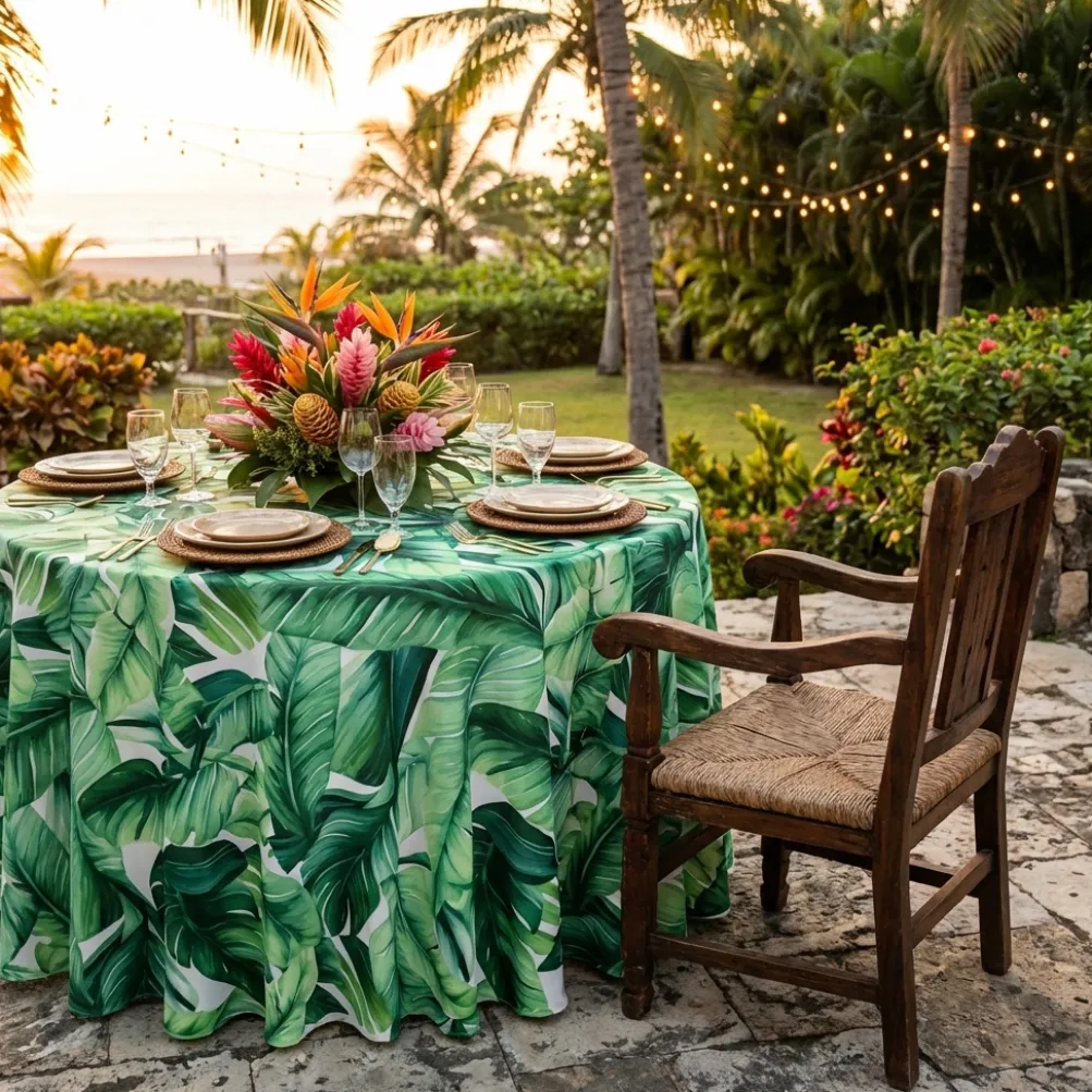 Melrose (Poly Print) Table Linen
