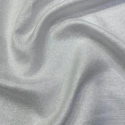 Metallic Burlap Table Linen in White/Silver