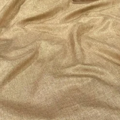 Metallic Burlap Table Linen in Khaki/Gold