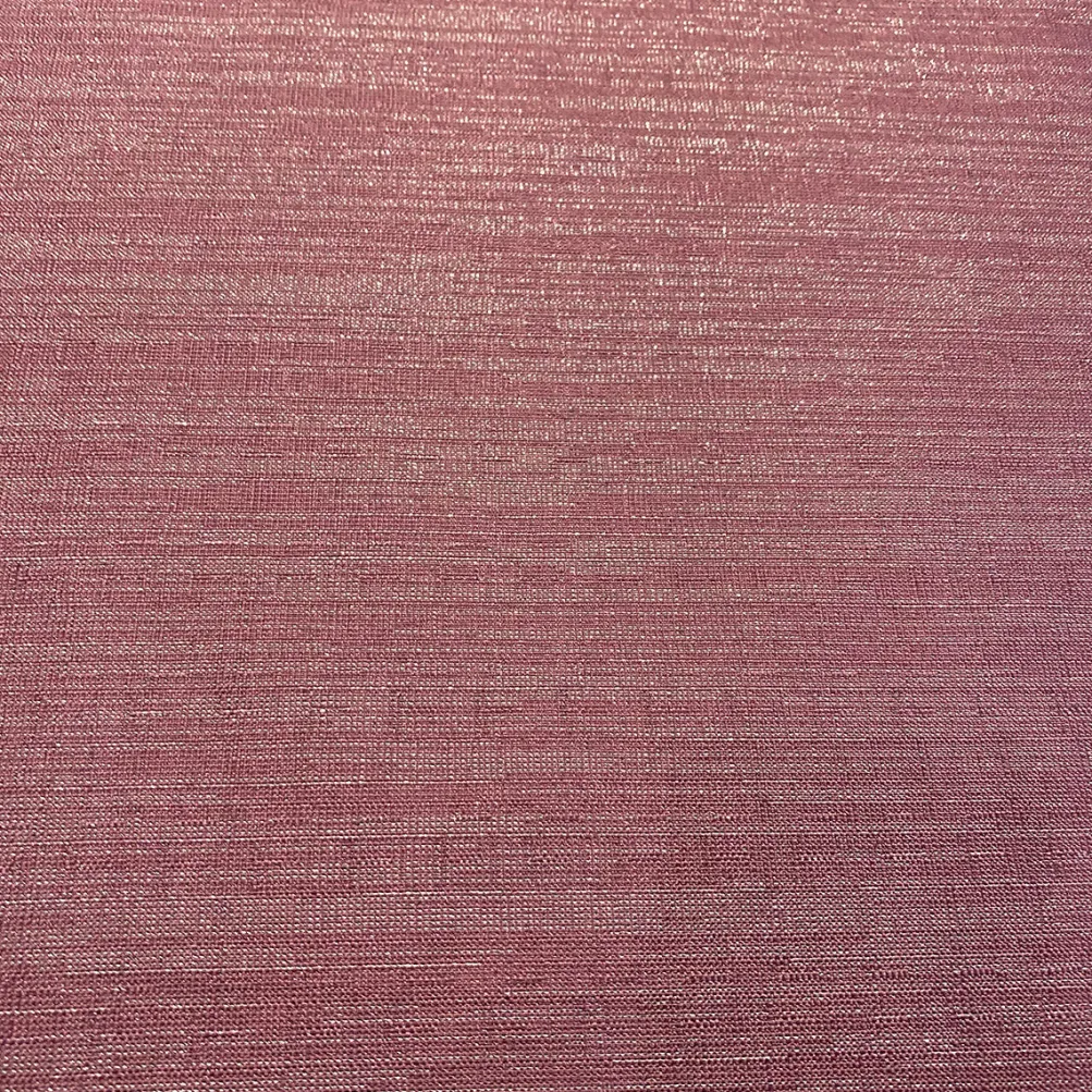 Metallic Burlap Table Linen in Orchid/Silver
