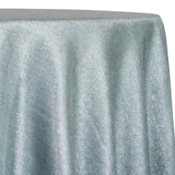 Metallic Burlap Table Linen in Gray/Silver