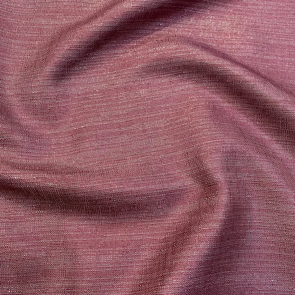 Metallic Burlap Table Runner in Orchid/Silver