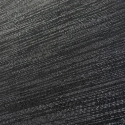 Metallic Burlap Table Runner in Black/Silver