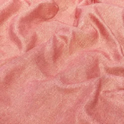 Metallic Burlap Table Runner in Pink/Gold