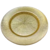 Metallic - Glass Charger Plate in Gold (Item # 0071)