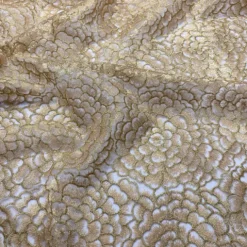 Metallic Rose Table Runner in LT Gold