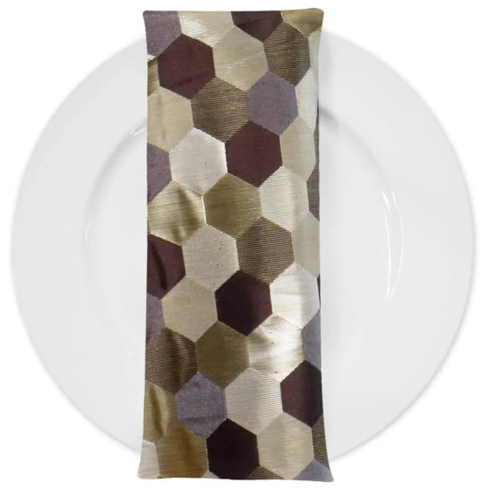 Metro Jacquard (Reversible) Table Napkin in Copper