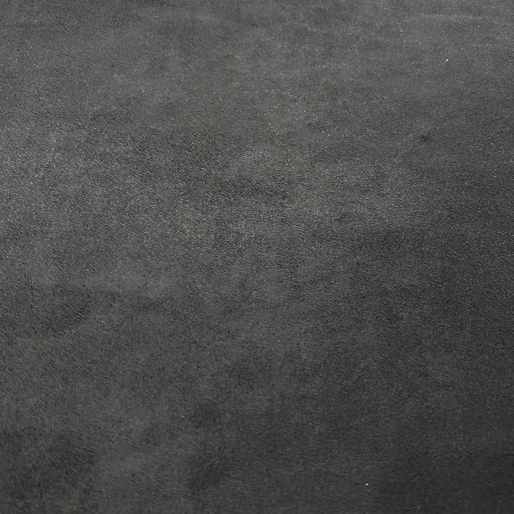 Microfiber Suede Table Linen in Dk Grey