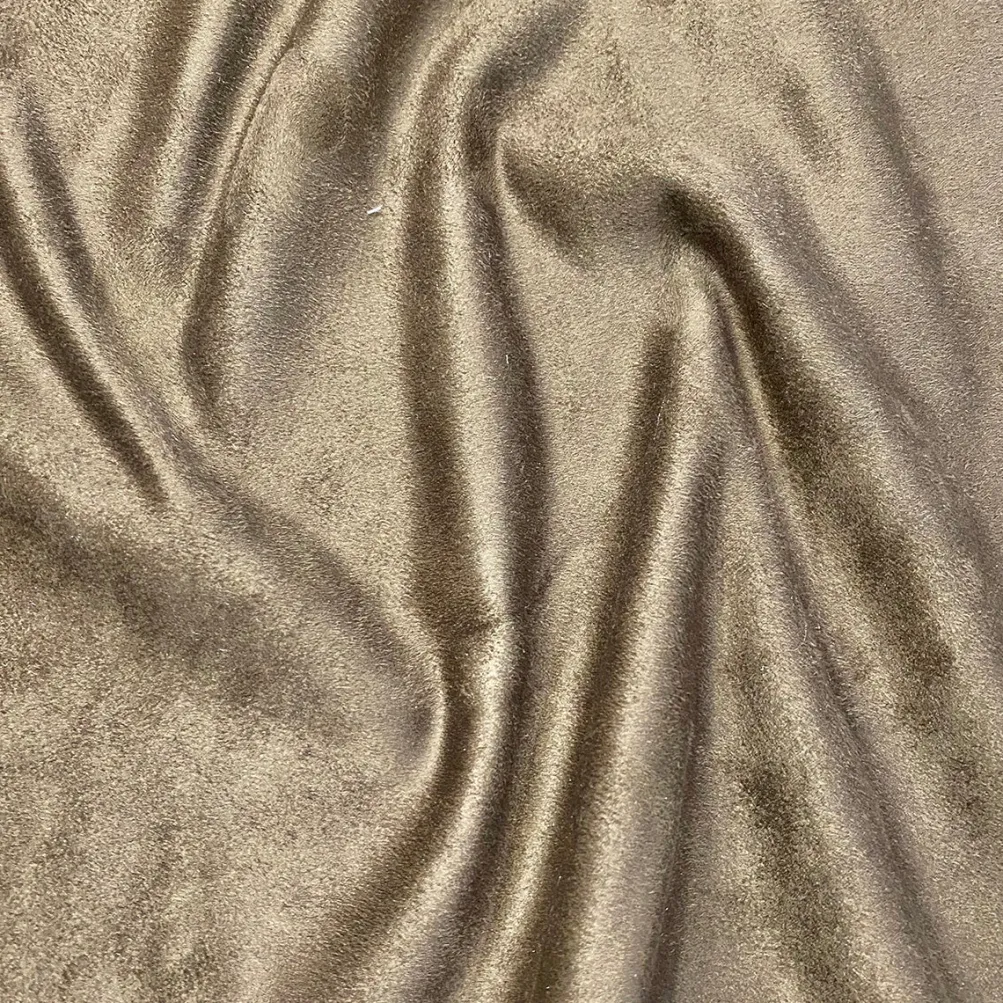 Microfiber Suede Table Linen in Camel