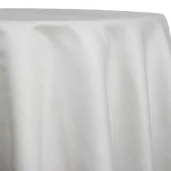 Microfiber Suede Table Linen in White
