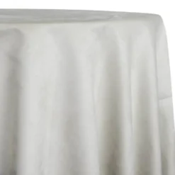 Microfiber Suede Table Linen in Ivory