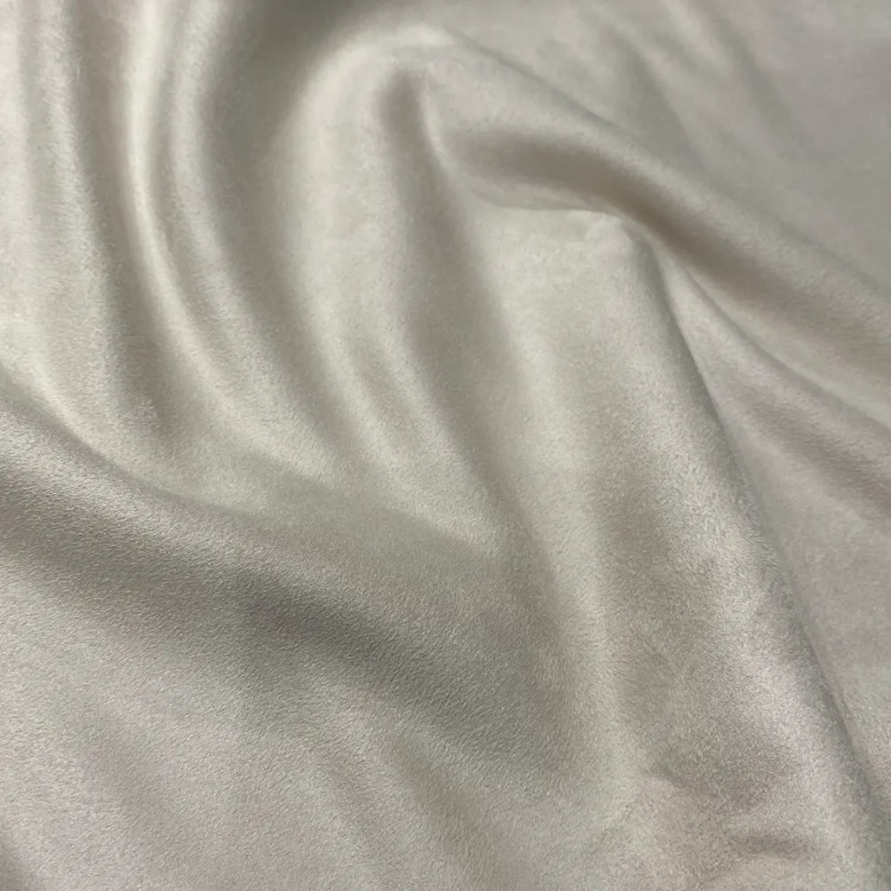 Microfiber Suede Table Napkin in Ivory