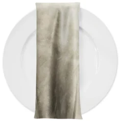 Microfiber Suede Table Napkin in Khaki