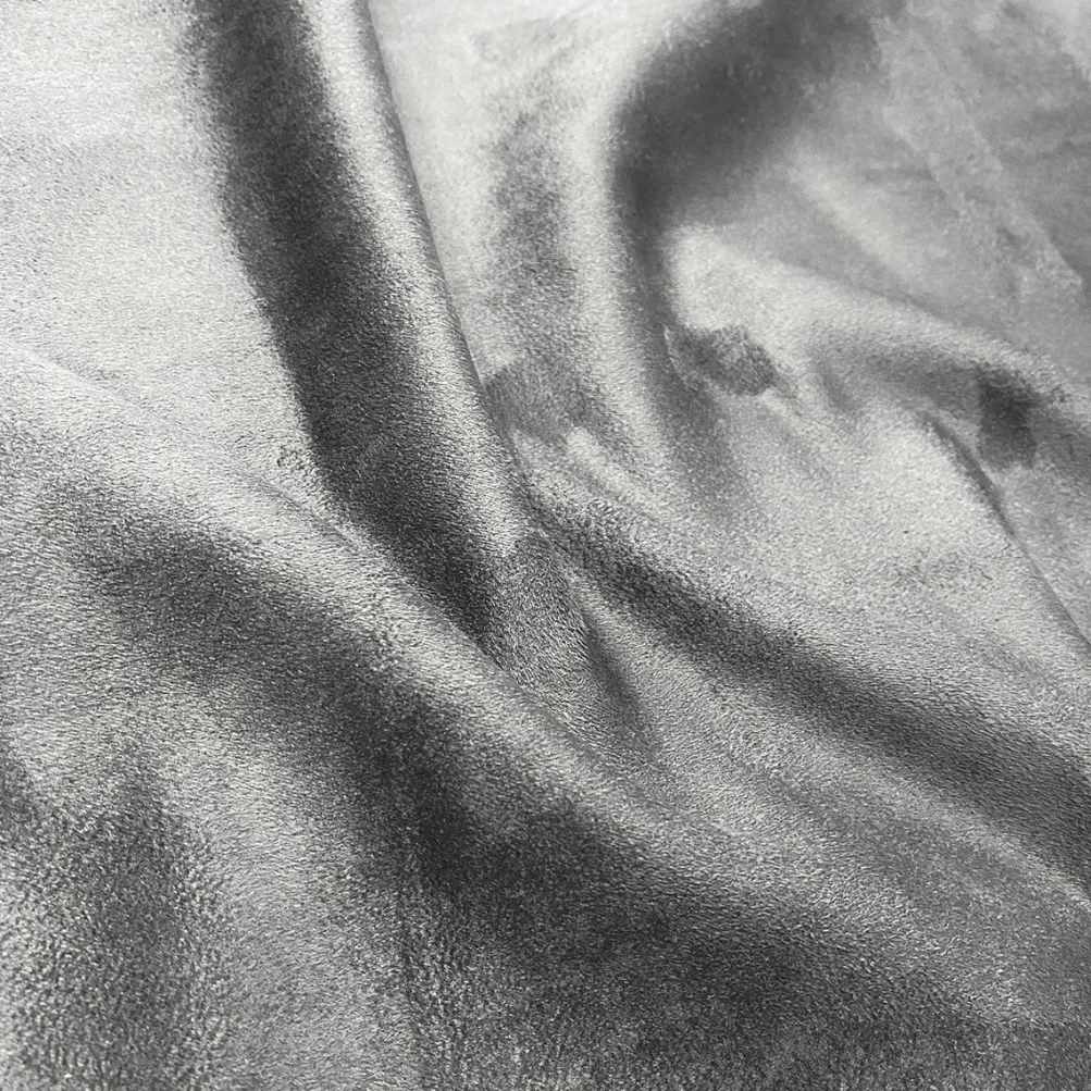 Microfiber Suede Table Napkin in Lt Grey