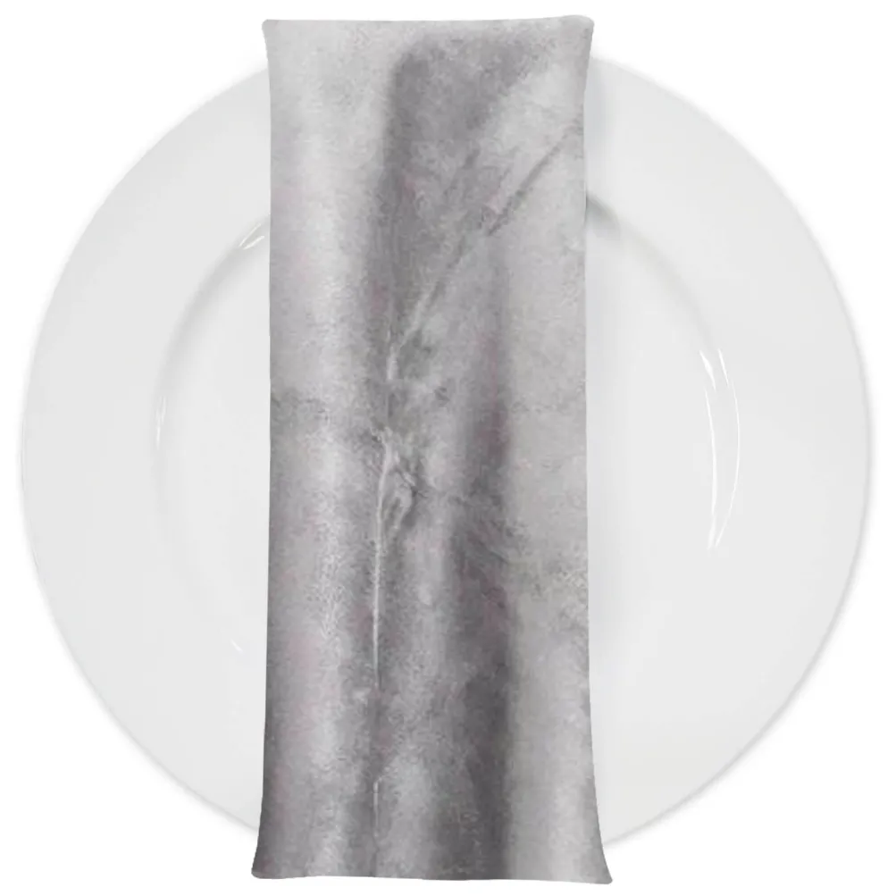 Microfiber Suede Table Napkin in Lt Grey