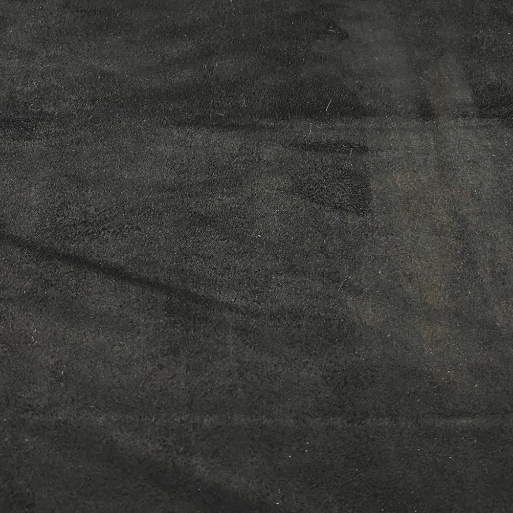 Microfiber Suede Table Runner in Black