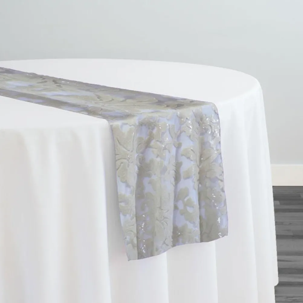 Milan Lace Table Runner in Ivory