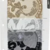 Milan Lace (w/ Poly Lining) Table Napkin in Black
