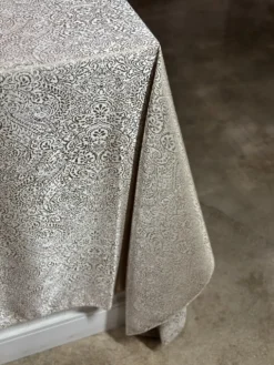 Miramar Jacquard Table Linen in Seafoam