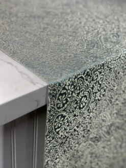 Miramar Jacquard Table Linen in Seafoam