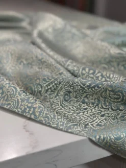 Miramar Jacquard Table Linen in Seafoam