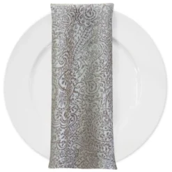 Miramar Jacquard Table Napkin in Taupe