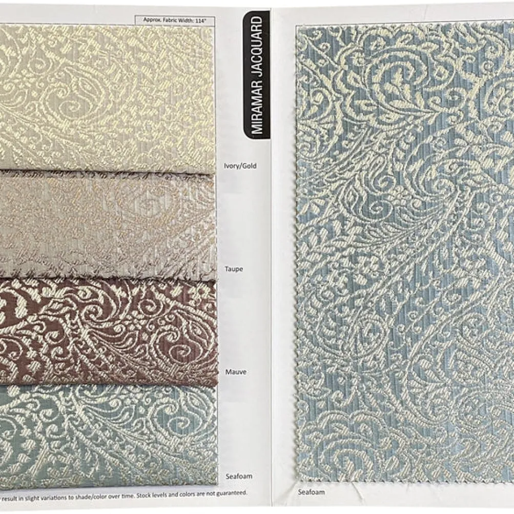 Miramar Jacquard Table Runner in Taupe