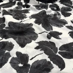 Mono Leaf (Slub Print) Table Runner