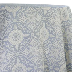Morocco Jacquard (Reversible) Table Linen in Blue