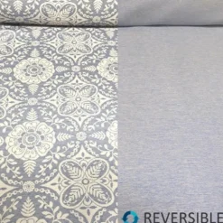 Morocco Jacquard (Reversible) Table Linen in Blue