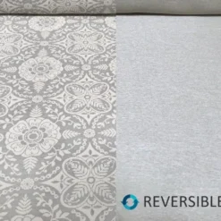 Morocco Jacquard (Reversible) Table Linen in Grey