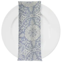 Morocco Jacquard (Reversible) Table Napkin in Blue
