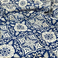 Morocco (Poly Print) Table Linen in Royal
