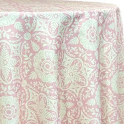 Morocco (Poly Print) Table Linen in Dusty Rose