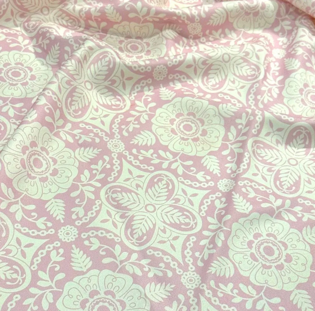 Morocco (Poly Print) Table Linen in Dusty Rose