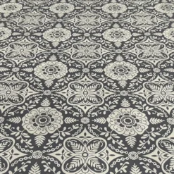 Morocco (Poly Print) Table Linen in Grey