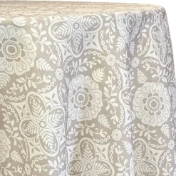Morocco (Poly Print) Table Linen in Taupe