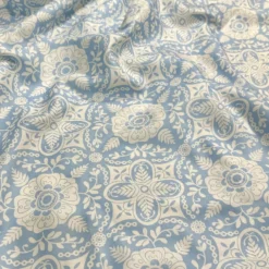 Morocco (Poly Print) Table Napkin in Lt Blue