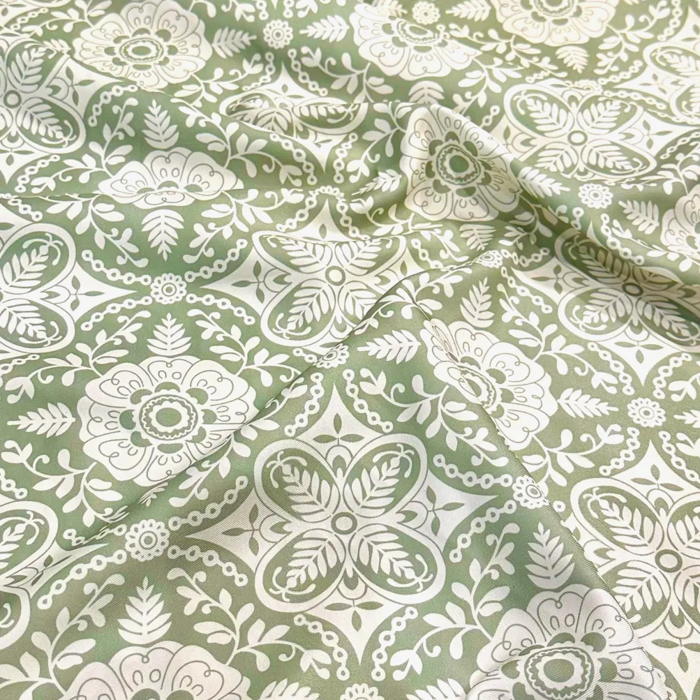 Morocco (Poly Print) Table Napkin in Sage