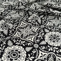 Morocco (Poly Print) Table Runner in Black