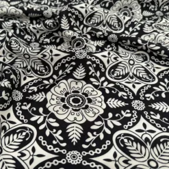 Morocco (Poly Print) Table Runner in Black