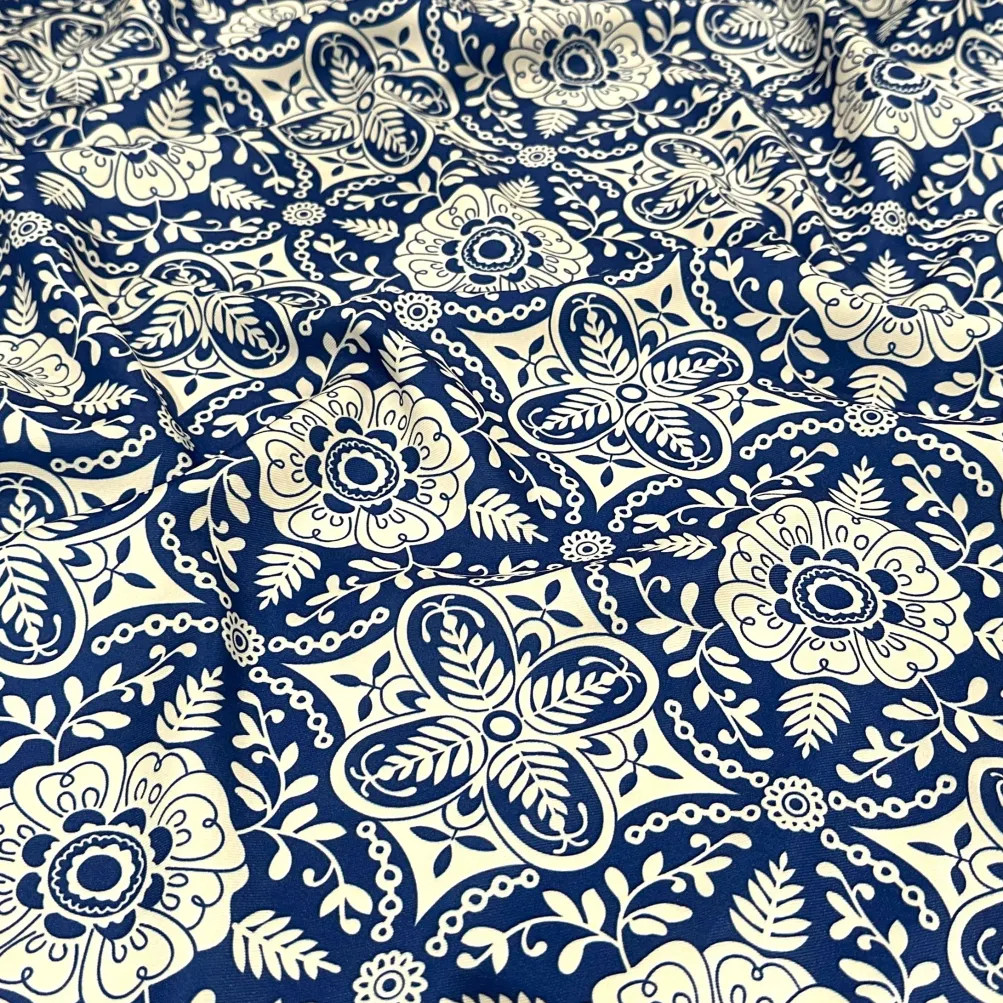 Morocco (Poly Print) Table Runner in Royal