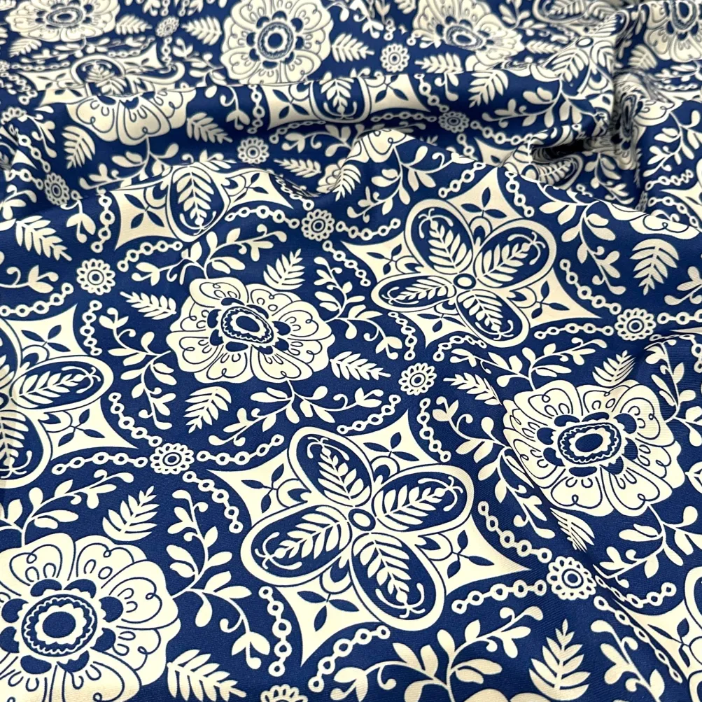 Morocco (Poly Print) Table Runner in Royal