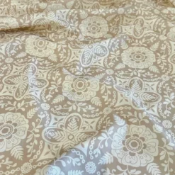 Morocco (Poly Print) Table Runner in Taupe