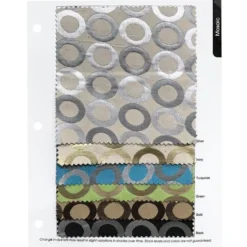 Mosaic Jacquard (Reversible) Table Runner in Green and Gold