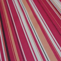 Multi-Color Stripe Table Linen in Bubblegum