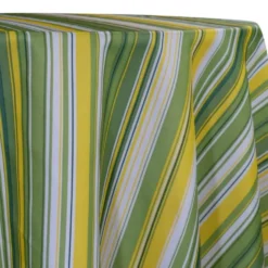 Multi-Color Stripe Table Linen in Citrus
